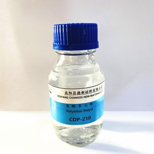 CASE polyol 210 ar gyfer elastomer polywrethan, gludyddion, seliwyr, cotio gwrth-ddŵr a deunyddiau palmant